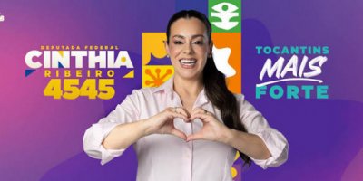Cínthia tende a espelhar a imagem da "mamis" de Palmas para o eleitor, aumentando-lhe musculatura