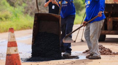 Prefeitura de Palmas realiza operação tapa-buracos com 11 equipes atuando simultaneamente