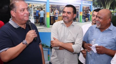 Senador Eduardo Gomes e governador Wanderlei Barbosa entregam nova sede da PM e Lago Municipal em Formoso do Araguaia