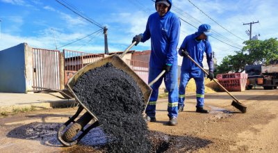 Prefeitura de Palmas intensifica manutenção viária e garante mais segurança e qualidade nas vias da região central