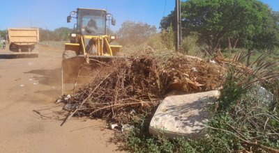 Prefeitura de Palmas retira mais de 2 mil toneladas de entulhos em grande ação de limpeza urbana