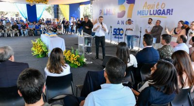 Prefeito Eduardo Siqueira Campos homenageia pioneiros e reforça compromisso com o futuro