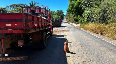 Governo do Tocantins intensifica força-tarefa para recuperação da TO-280 entre Almas e Natividade