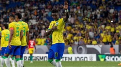 Vinícius Júnior admite atuação ruim do Brasil: "Precisamos melhorar"