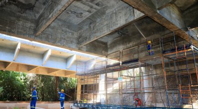 Prefeitura de Palmas retoma obras de recuperação estrutural em ponte da Avenida NS-02