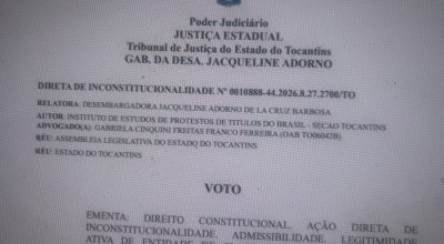 Tribunal derruba liminarmente lei estadual inconstitucional que proibia protesto de contas de água e energia!! No que lhes concerne, Legislativo joga parado, deixando as concessionárias livres nas tarifas e encargos obrigatórios