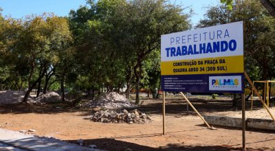 Prefeitura de Palmas inicia construção de praça na Arso 34
