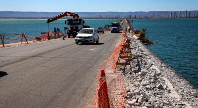 Obras na ponte entre Palmas e Luzimangues alcançam 85% de execução e exigem atenção redobrada de motoristas e ciclistas