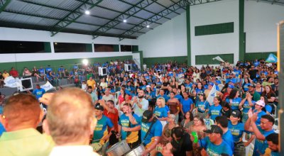 São Miguel lota evento, emociona Vicentinho e reafirma força de Amélio na região