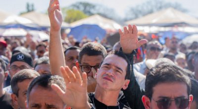 Alexandre Guimarães participa de Missa Campal no Bonfim