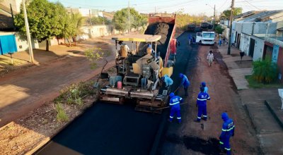 Avenidas do setor Lago Sul recebem serviços de recapeamento asfáltico