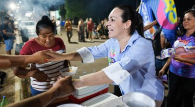 Cinthia Ribeiro visita Festival de Taquaruçu e é recebida com carinho por visitantes e empreendedores