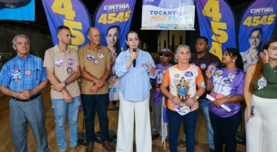 Em Almas, Cinthia destaca avanços na saúde e educação e reforça compromisso com os municípios