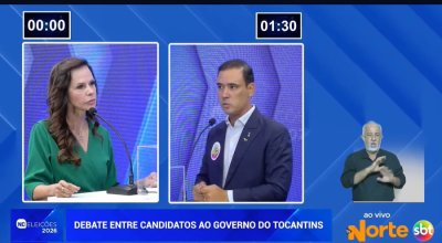 TV Norte SBT realiza debate do segundo turno ao Governo do Tocantins