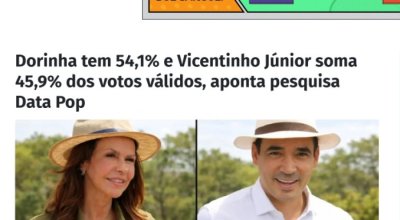  Justiça rejeita tentativa de Vicentinho e confirma legalidade de pesquisa com Dorinha à frente