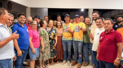 Vicentinho recebe apoio da vice-prefeita de Presidente Kennedy, que deixa grupo de Dorinha no segundo turno