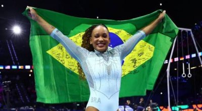 Rebeca Andrade conquista o tri no Mundial de Ginástica na Holanda