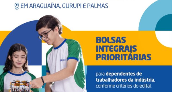 Sesi oferece vagas gratuitas nas Escolas de Referências 