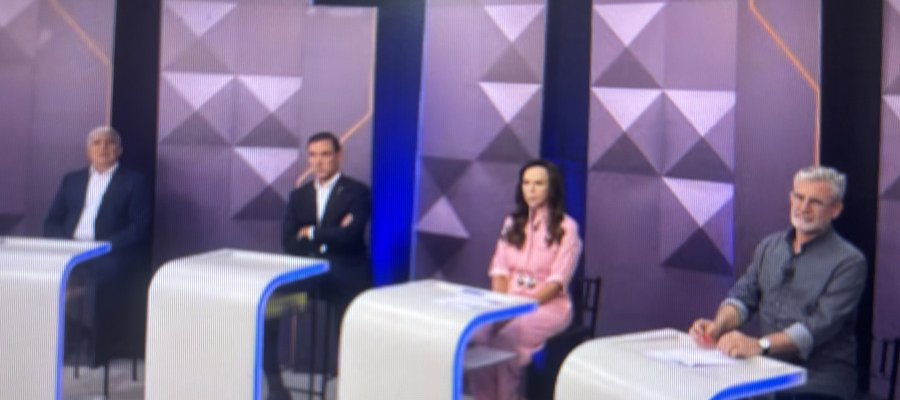 Debate na TV Anhanguera expõe Dorinha citando crescimento do PIB contrariando Secretaria de Planejamento que aponta retração de 2,5% no 1° trimestre de  2026 e Laurez preocupado com escolhas de Vicentinho Jr