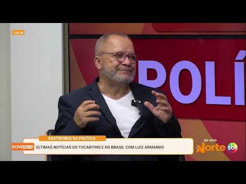 Movimentação na política estadual. Vicentinho Jr, Ronaldo Dimas, Laurez e Dorinha. Na TV Norte SBT Tocantins