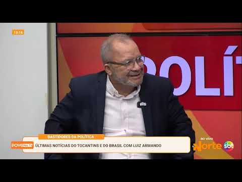 Laurez anuncia seu vice-governador e Irajá não vai ao evento. Na TV Norte SBT Tocantins